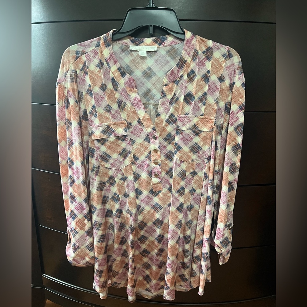 Women’s plaid top